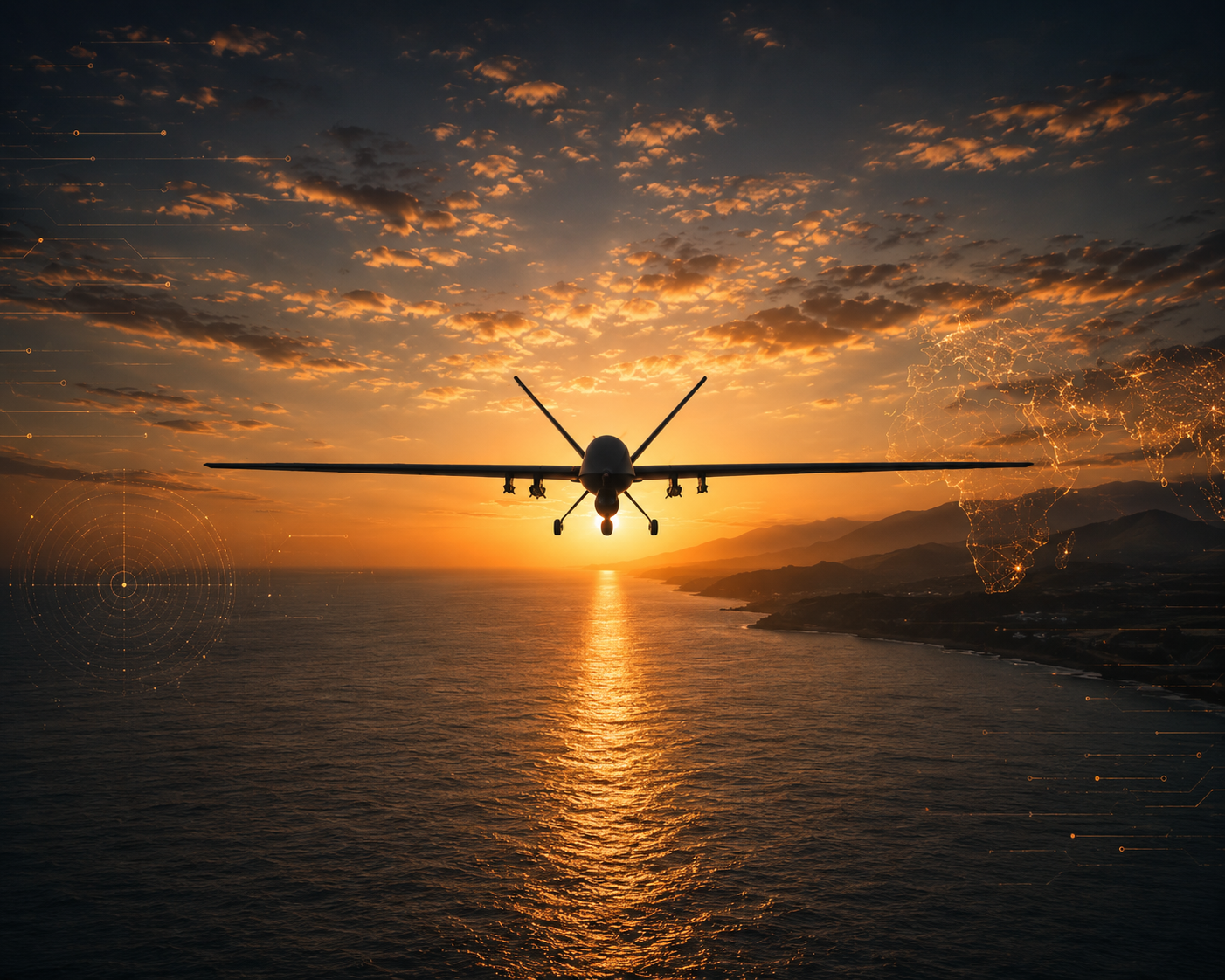 Security Solutions_Drone Sunset